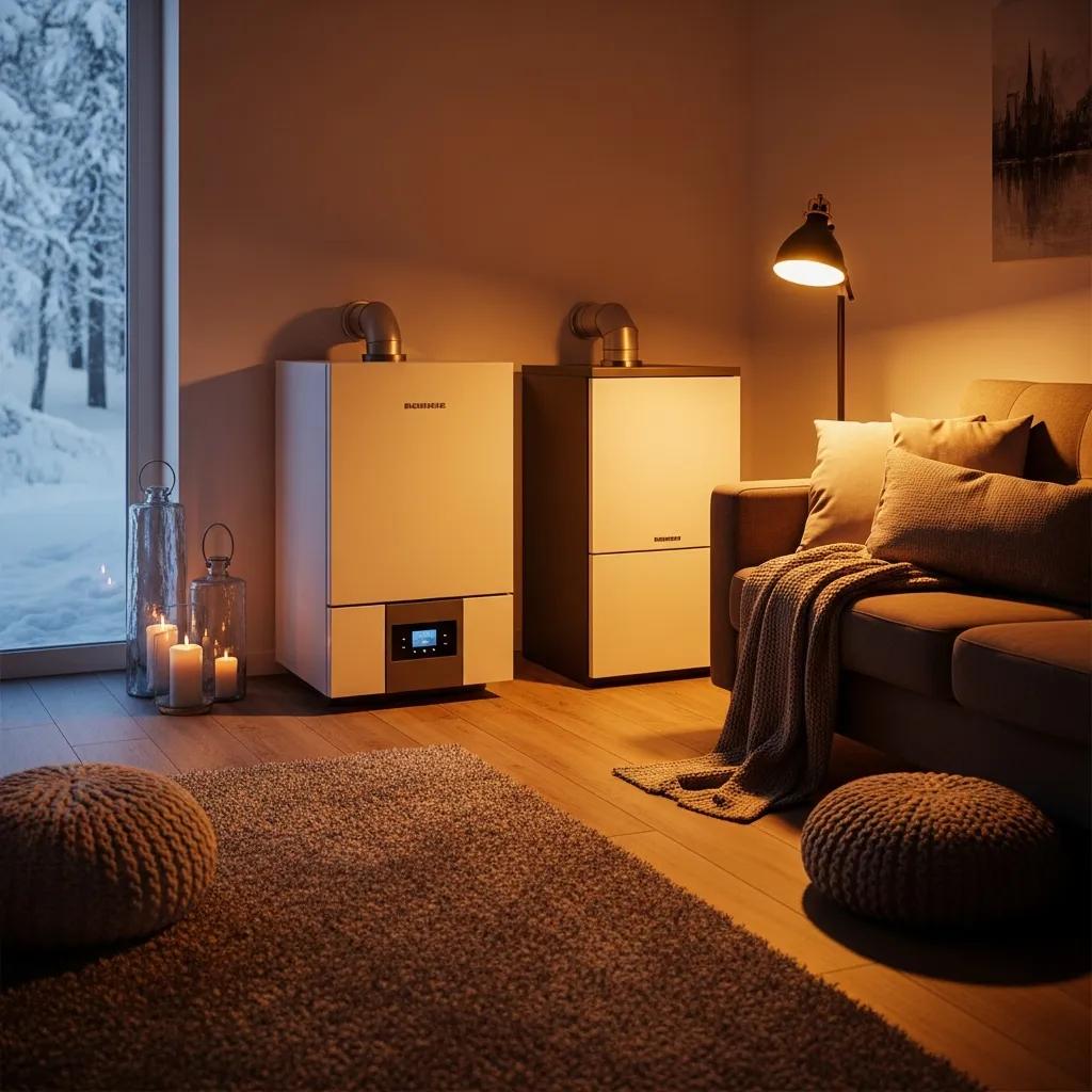 Boiler vs. Furnace: Discover the Best Heating System for You 6 modern boiler and traditional furnace in a cozy home setting emphasizing heating system choices 495c477a d709 4121 8a28 437cb3651fb7